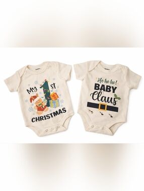Christmas Baby Onesies Set